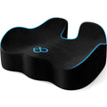 Seat Cushion, Memory Foam Chair Cushions for Tailbone/Sciatica Easing, Chair Pillow with Handles for Car, Office Chair Cushion with Non-Slip Design, Ideal for Post-Surgery Recovery(Black)