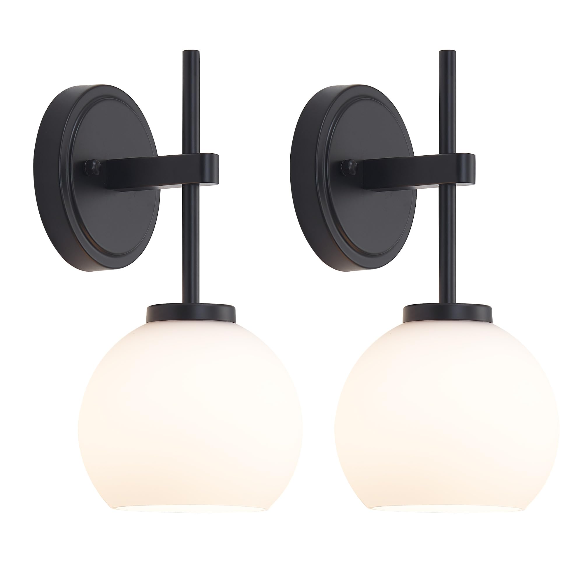 Wireless Wall Sconces with Remote Control, Battery Operated Wall Sconce Set of 2, Black & Gold Rechargeable Dimmable Wall Light for Bedroom Living room Bathroom Hallway Entryway Stairwell, 3000K