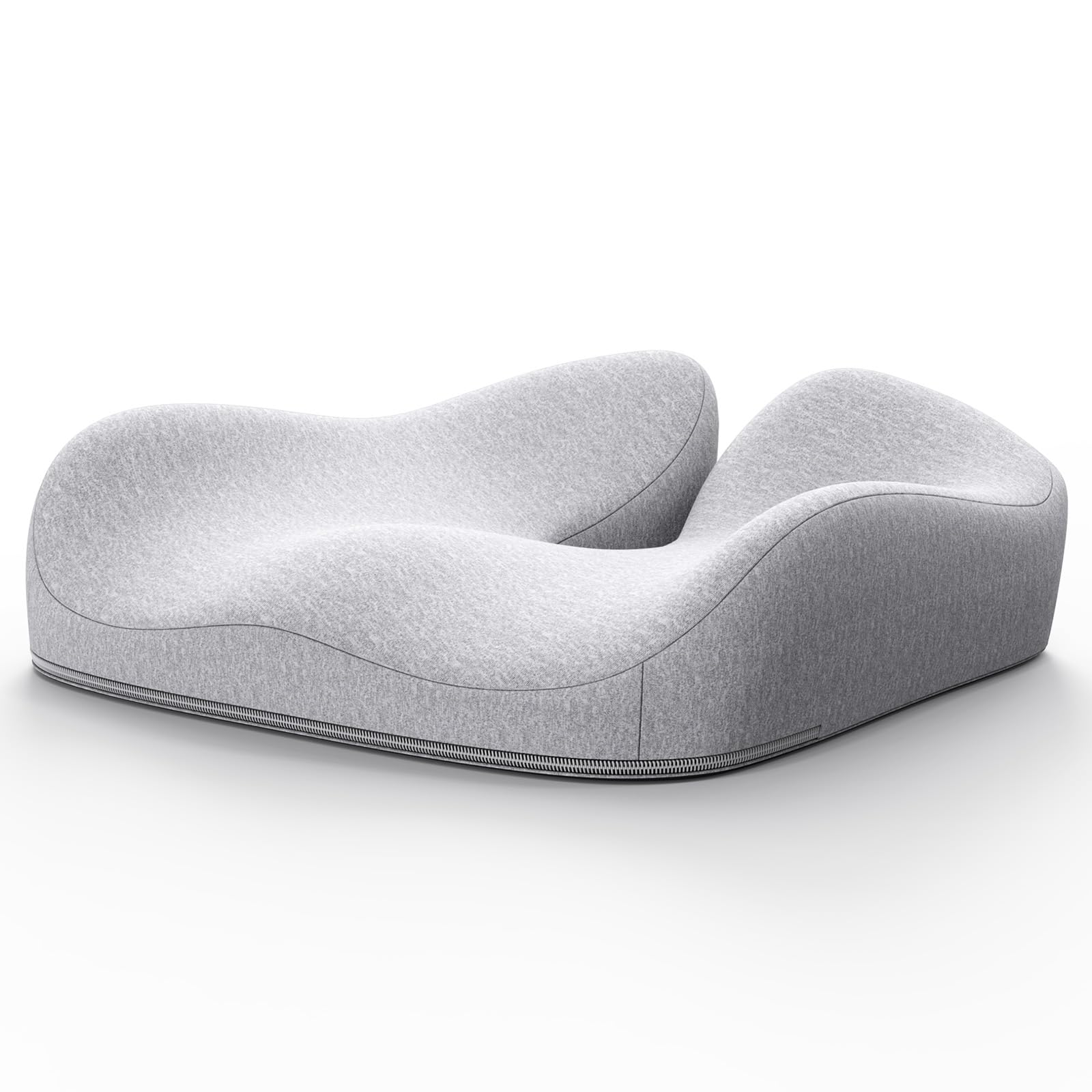 Benazcap Memory Foam Seat Cushion for Office Chair, Ergonomic Chair Cushions for Tailbone Pain Relief, Sciatica & Back Support, Office Chair Cushion & Car Seat Cushion