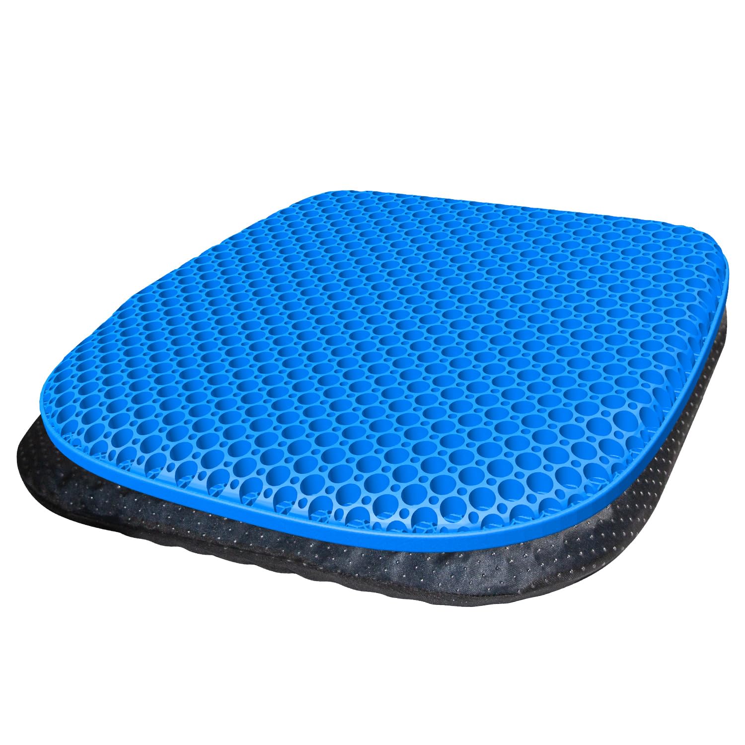 Large Gel Seat Cushion for Long Sitting with Non-Slip Cover,Soft & Breathable,Seat Cushion for Chair,Car,Office,Desk Chair,Wheelchair