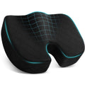 TushGuard Seat Cushion - Memory Foam Cushion for Office Chair, Car Seat, Airplane, Bleacher - Sciatica & Hip & Coccyx Pain Relief Desk Chair Cushion for Long Sitting Office Workers, Car Drivers