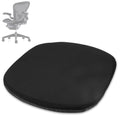 Seat Cushion for Herman Miller Aeron Chair, Natural Latex Ergonomic Office Chair Cushion, Soft and Comfortable Seat Mat（Fit A/B/C Size ） (Black)