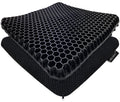 Gel Seat Cushion for Long Sitting - 1.65inch Double Thick Cooling Egg Cushion for Back, Hip, Sciatica, Coccyx, Tailbone Pain Relief - Office Chair Car Seat Cushion – Wheelchair Cushions