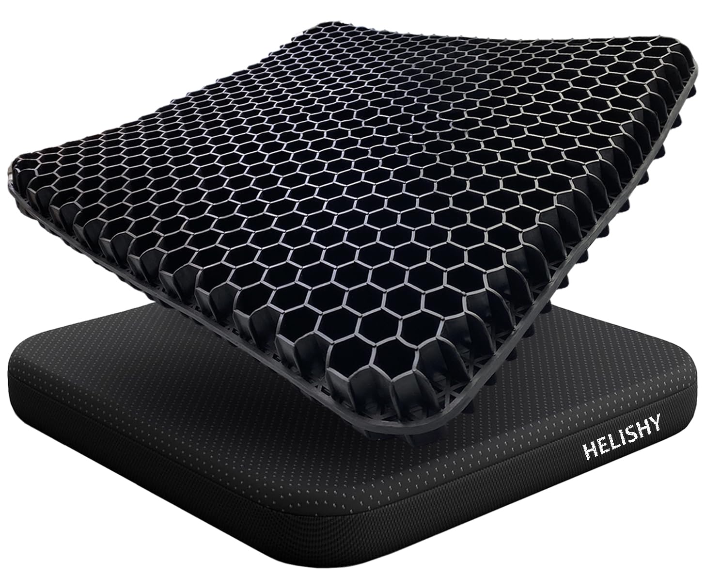 Gel Seat Cushion - Non-Slip Egg Seat Cushion Chair Pads - Office Chair Car Seat Cushion for Sciatica & Back Pain Relief - Coccyx Cushion for Home, Wheelchair, Computer, Desk Chair, Truck