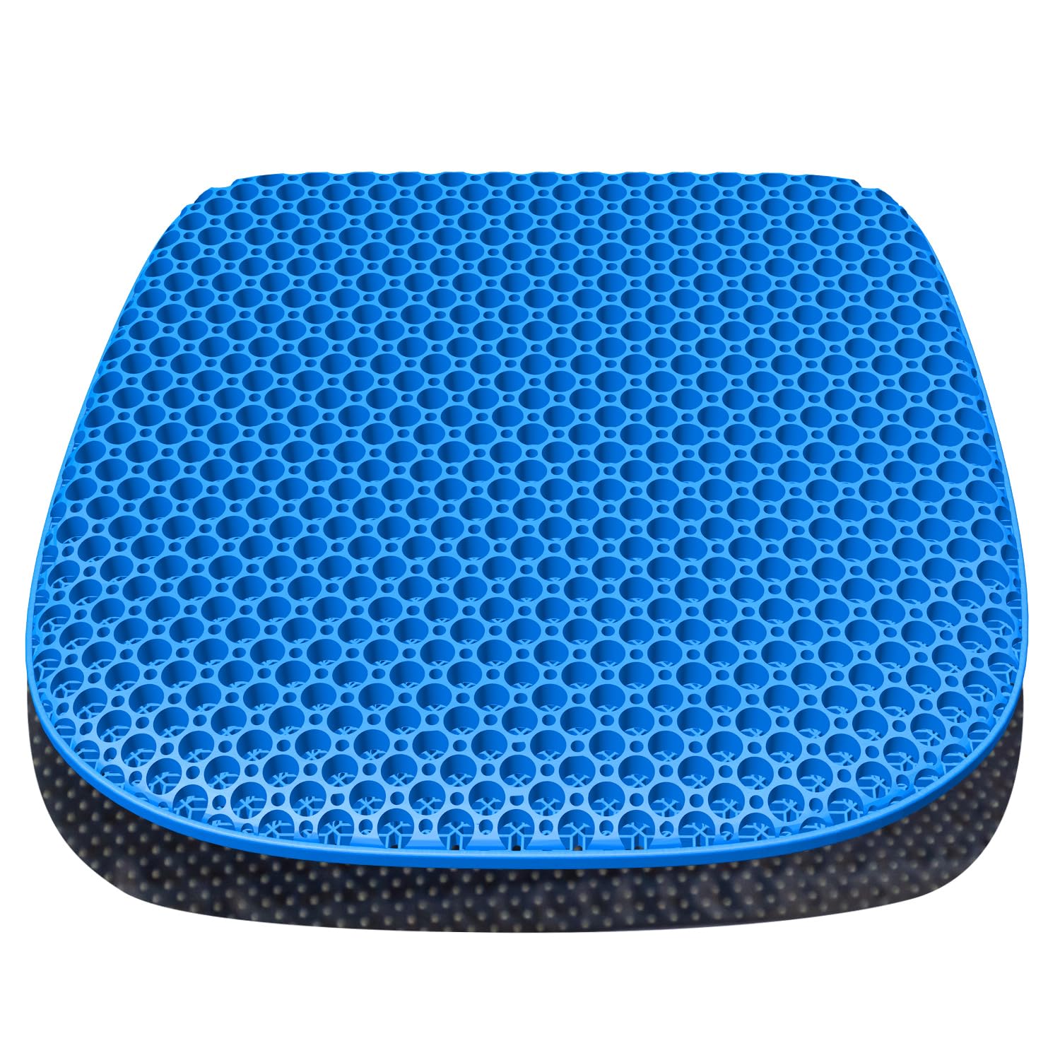 Large Gel Seat Cushion for Long Sitting with Non-Slip Cover,Soft & Breathable,Seat Cushion for Chair,Car,Office,Desk Chair,Wheelchair