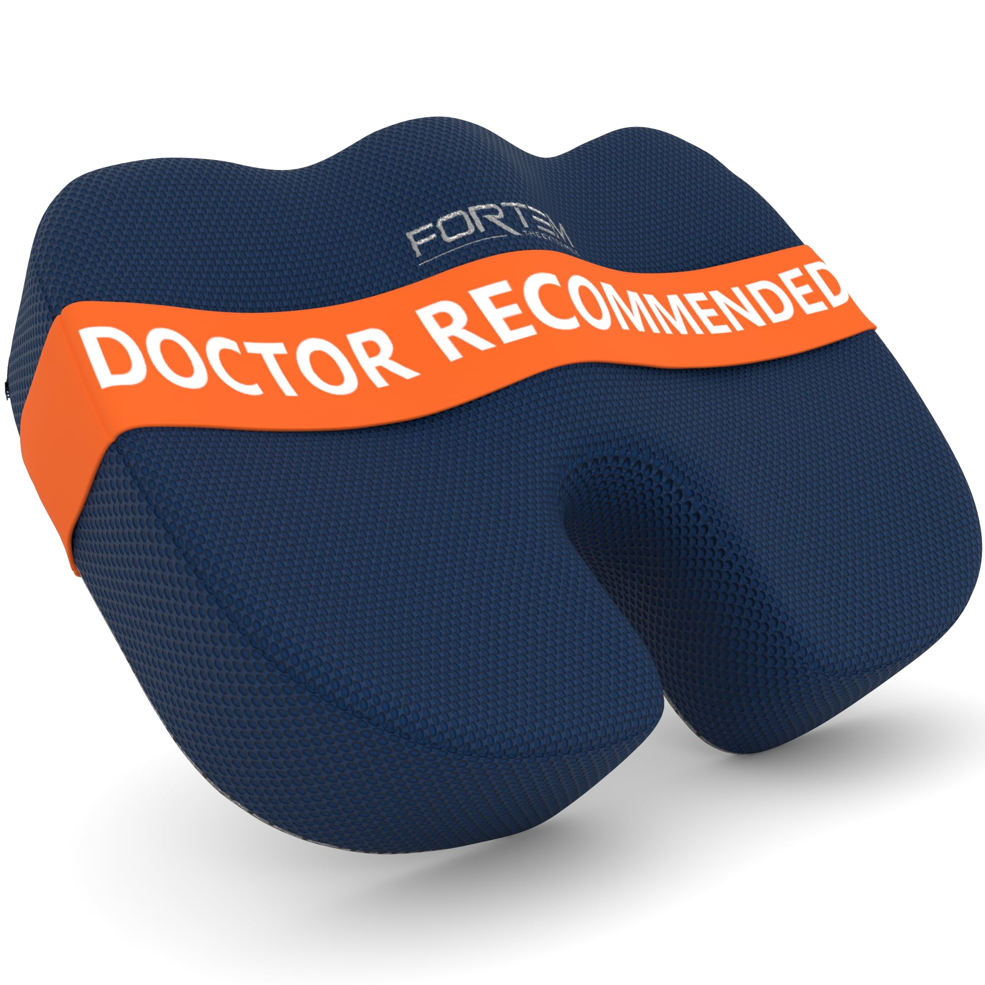 FORTEM Seat Cushion, Office Chair Cushion, Desk Chair Memory Foam, Sciatica Coccyx Tailbone Pain Relief, Pressure Relief, Sitting Pad, for Long Gaming & Sitting, Washable Cover, Non Slip
